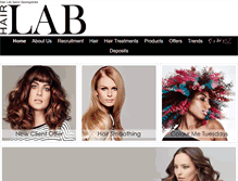 Tablet Screenshot of hair-lab.co.uk